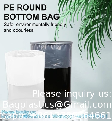 Gros sac en plastique à fond rond de tonneau de 55 gallons