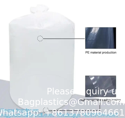 Gros sac en plastique à fond rond de tonneau de 55 gallons