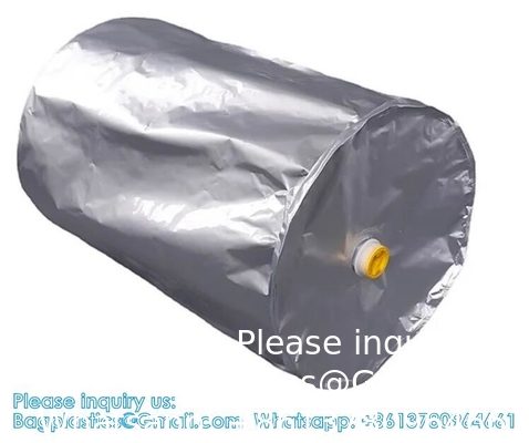 200 Ltr Sac en feuille d'aluminium à fond rond Tambour Liner Tambour liners/sacs pour le stockage de silicone et d'étanchéité en polyuréthane