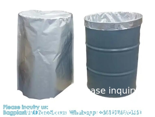 200 Ltr Sac en feuille d'aluminium à fond rond Tambour Liner Tambour liners/sacs pour le stockage de silicone et d'étanchéité en polyuréthane