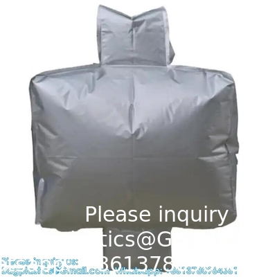 Sac en papier d'aluminium de 1 tonne, sac de couche de grande capacité de 1000 kg, sac jumbo pour ciment, sacs de conteneurs FIBC