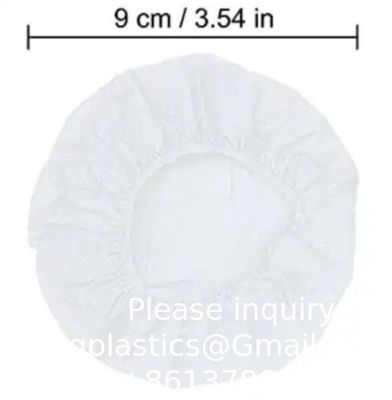 Couvercle pour écouteurs non tissés Noir / Blanc / Bleu Non tissé jetable Couvercle hygiénique pour écouteurs à usage unique