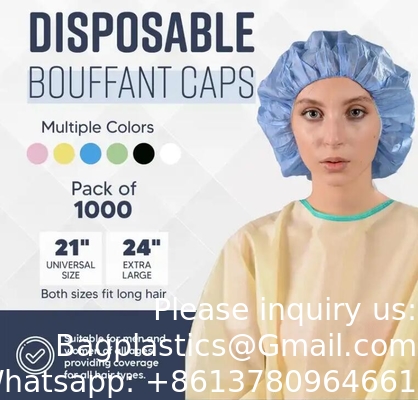 Prix de l'usine Tape médicale chirurgicale Pp Bouffant Tape à cheveux non tissés jetable