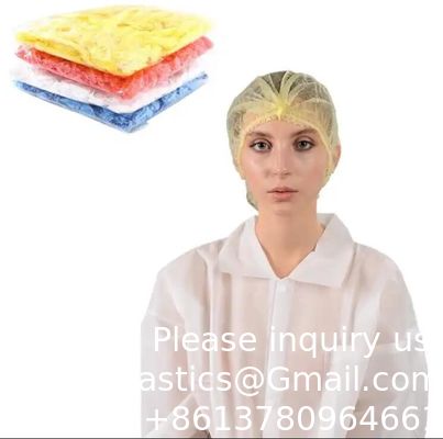 Tape à bande médicale non tissée à usage unique Bouffant Tape de couverture capillaire Net de cheveux Médecin chirurgien Chapeau infirmier Chapeau rond