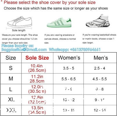 Couvertures de chaussures imperméables à l'eau, couvertures de chaussures de pluie pliables réutilisables avec fermeture à glissière, antidérapant, réflecteur, équipement de pluie pour hommes, femmes