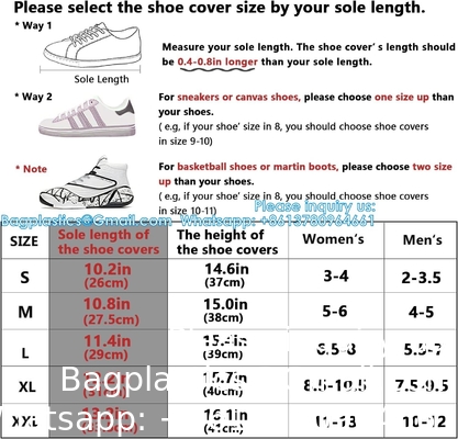 Couvertures de chaussures imperméables à l'eau, couvertures de chaussures de pluie pliables réutilisables avec fermeture à glissière, antidérapant, réflecteur, équipement de pluie pour hommes, femmes
