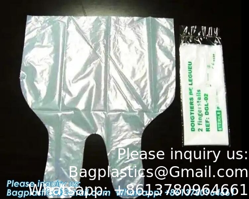 2 Gants à doigts, utilisés pour des besoins médicaux