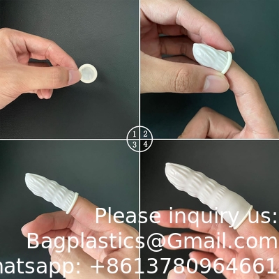 Des couvertures pour les doigts en latex jetables, pour protéger les doigts, des couvertures pour les doigts industriels anti-statiques, pour la réparation électronique