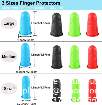 Couvertures de doigts en caoutchouc, protecteur de doigts en silicone, manches, conseils de protection, bout de doigt, couvertures de pouce, coussinets pour colle chaude
