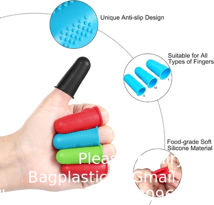 Couvertures de doigts en caoutchouc, protecteur de doigts en silicone, manches, conseils de protection, bout de doigt, couvertures de pouce, coussinets pour colle chaude