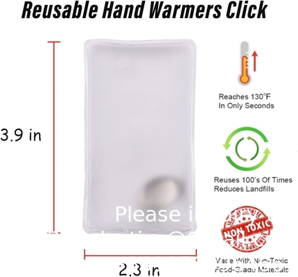 Paquet de chauffage auto-réutilisable en forme personnalisée, patch de chauffage corporel, Magic Click Hot Packs Pad de chauffage