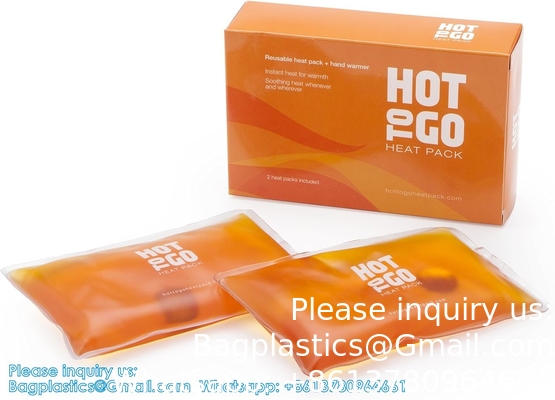 Paquet de chauffage auto-réutilisable en forme personnalisée, patch de chauffage corporel, Magic Click Hot Packs Pad de chauffage