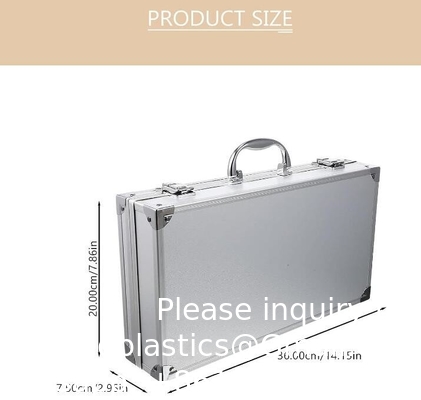 Boîte à outils en aluminium à grande échelle