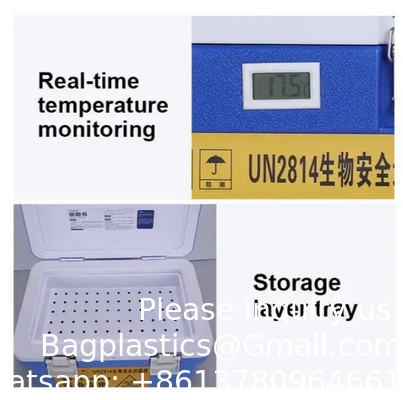 Isolement de glace de coffre de laboratoire vétérinaire médical porteuse de vaccins de moulage par injection boîte de refroidisseur de vaccins médicaux