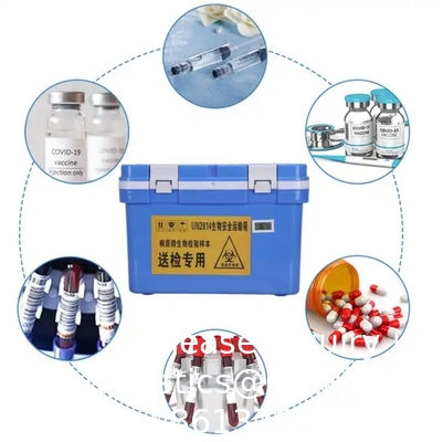 Isolement de glace de coffre de laboratoire vétérinaire médical porteuse de vaccins de moulage par injection boîte de refroidisseur de vaccins médicaux