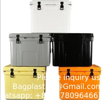 55 Quart Best Sell Boîte à glace 4 roues Premium Cooler à roues isolant en mousse dossier pliable siège froid poitrine