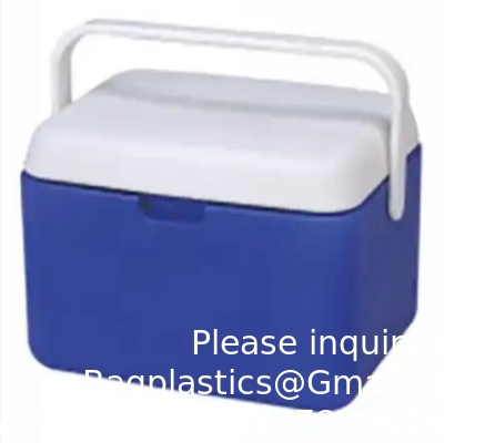 Boîte de refroidisseur de glace en PU portable pour transporteur de vaccins Boîte de refroidisseur de transport médical 30L 50L 75L 100L avec poignées à roues