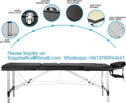 Lit d'examen multifonctionnel Physiothérapie Tables de massage portables à vendre Tables de massage portables professionnelles