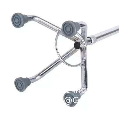 Marcheur et rouleur marcheur à crutche Mobilité alliage d'aluminium acier inoxydable béquille pour personnes âgées bâton de marche réglable