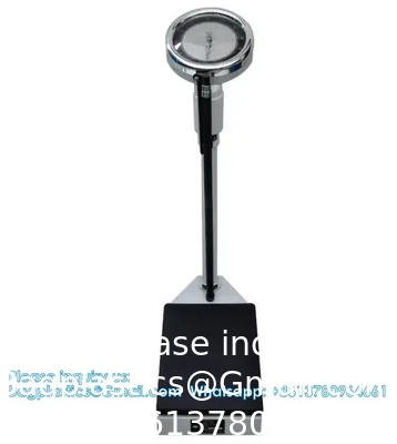 Prix d'usine Balance de pesage du corps humain Type mécanique 160 kg Balance de mesure de la taille et du poids pour adulte