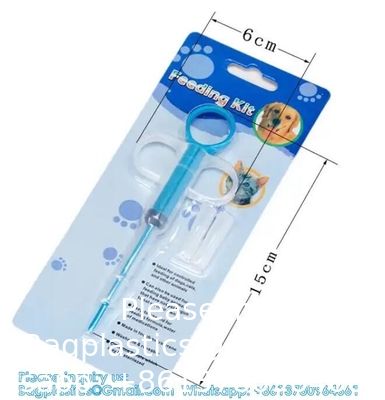 Pilule à double usage pour animaux de compagnie, alimentateur, pistolet, chien, chat, pilule, pistolet, capsule, médicament, seringue, médicament, seringue, alimentation