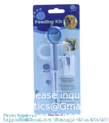 Pilule à double usage pour animaux de compagnie, alimentateur, pistolet, chien, chat, pilule, pistolet, capsule, médicament, seringue, médicament, seringue, alimentation