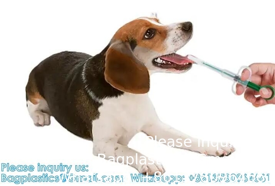 Pilule à double usage pour animaux de compagnie, alimentateur, pistolet, chien, chat, pilule, pistolet, capsule, médicament, seringue, médicament, seringue, alimentation