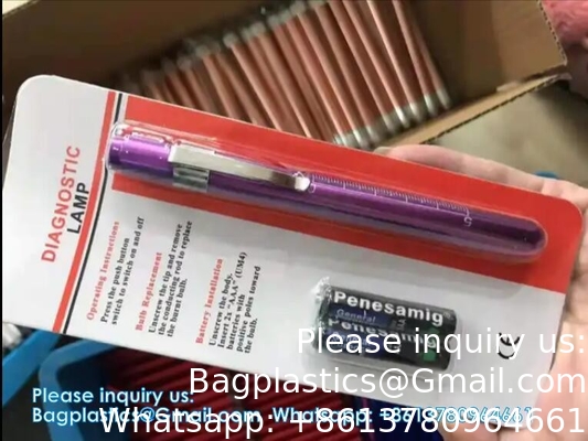 OEM Alloy d'aluminium Lumière de stylo infirmier Médecin Torche personnalisée Lumière de stylo médical à LED avec jauge de pupille Pour infirmière