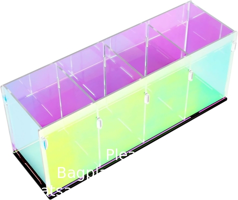 Boîte de couleur acrylique pas cher boîte de distributeur de nourriture acrylique personnalisée de supermarché