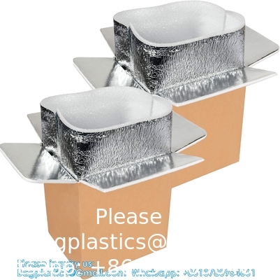 SAC FRAIS CONGELABLE, SAC DE PAPIER ALUMINIUM D'ISOLATION, SAC D'EMBALLAGE PLUS FRAIS THERMO THERMIQUE, COURANT ASCENDANT MÉDICAL
