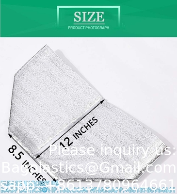 Sacs isolants réutilisables Boîtiers thermiques 13 x 8,5 x 12 Boîtiers métallisés pour boîtiers de déjeuner