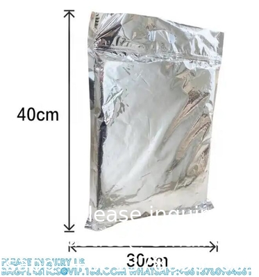 Sacs de refroidisseur isolés par glisser, sac de refroidisseur isolant thermique pour les aliments