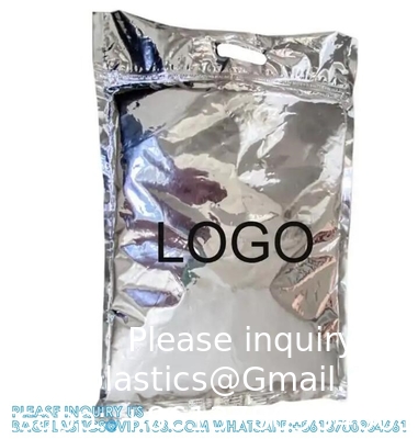 Sacs de refroidisseur isolés par glisser, sac de refroidisseur isolant thermique pour les aliments