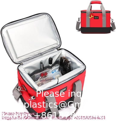 Sac de refroidisseur médical Sac isolé Pack de refroidissement Médicaments Sacs médicaux d'urgence Sacs isolants Freezer portable