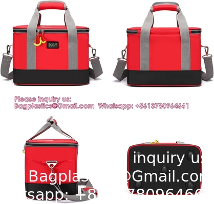 Sac de refroidisseur médical Sac isolé Pack de refroidissement Médicaments Sacs médicaux d'urgence Sacs isolants Freezer portable