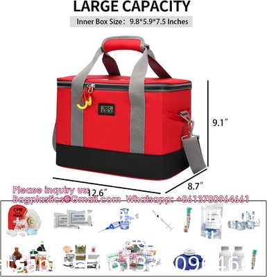 Sac de refroidisseur médical Sac isolé Pack de refroidissement Médicaments Sacs médicaux d'urgence Sacs isolants Freezer portable