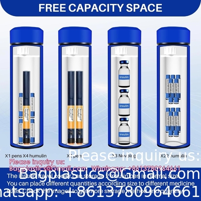 48H stylos d'insuline Refroidisseur de voyage TSA approuvé Médicaments diabétiques Refroidisseur de voyage, Refroidisseur médical d'insuline portable