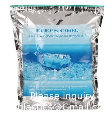 Vente à chaud Caviar Vaccin Foil d'aluminium Sac isolé Pilules Sac rafraîchissant Sac thermique à fermeture à glissière