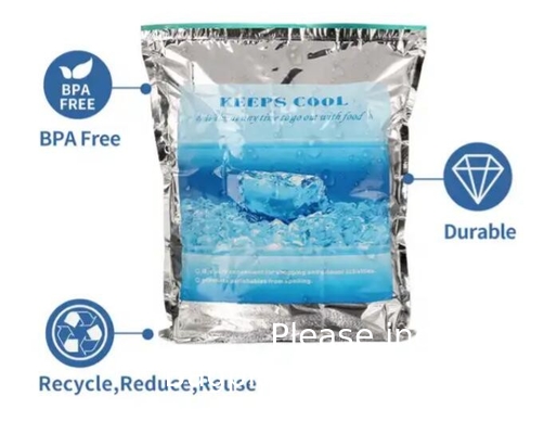 Vente à chaud Caviar Vaccin Foil d'aluminium Sac isolé Pilules Sac rafraîchissant Sac thermique à fermeture à glissière