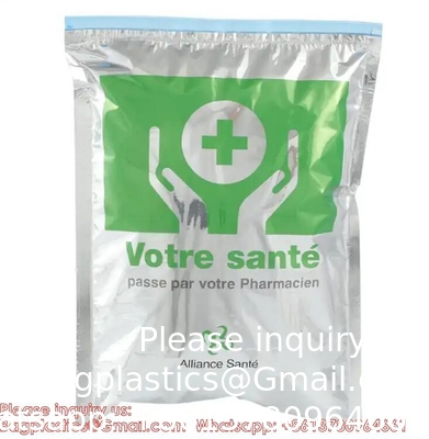 Foil d'aluminium isolé Petit déjeuner nouveau bon marché Produits de la mer Refroidisseur de stockage Sac thermique Sac isolant