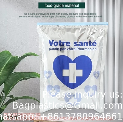 Sac d'isolation en feuille de liner de taille personnalisée durable recyclable Fruits Médicaments de conservation fraîcheur Sac de refroidisseur thermique