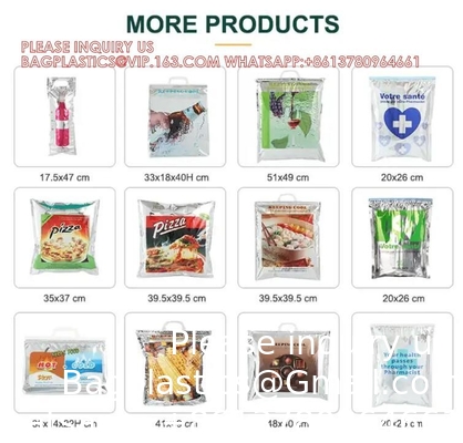 Sac d'isolation en feuille de liner de taille personnalisée durable recyclable Fruits Médicaments de conservation fraîcheur Sac de refroidisseur thermique
