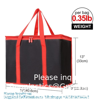 Sac d'épicerie isolé, sac d'épicerie réutilisable et pliable, isolant thermique, poignée solide, sac à main