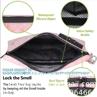 Sac anti-odeur extra grand avec verrouillage combiné - Récipient anti-odeur haut de gamme pour médicaments et accessoires
