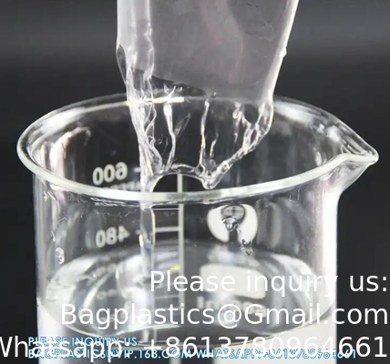 Emballage personnalisé biodégradable Film PVA soluble dans l'eau Soluble dans l'eau chaude
