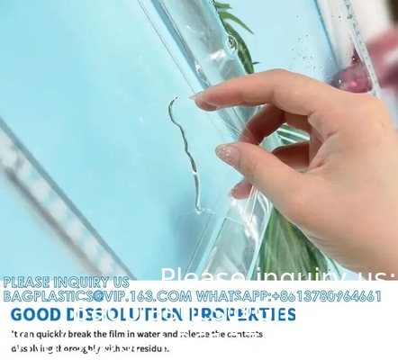 Membrane soluble dans l'eau Machine d'emballage de film PVA en gros PVA film soluble dans l'eau Pour les bacs de détergent de linge