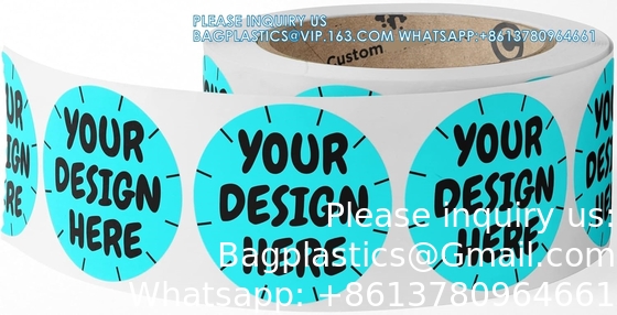 Détecteurs de vinyle personnalisés pour le logo de l'entreprise, Détecteurs personnalisés Étiquettes avec texte d'image, 60 150 300-1000 Qty
