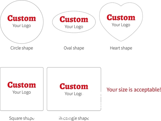 Des autocollants personnalisés des étiquettes personnalisées, des autocollants personnalisés Logo d'image et texte.