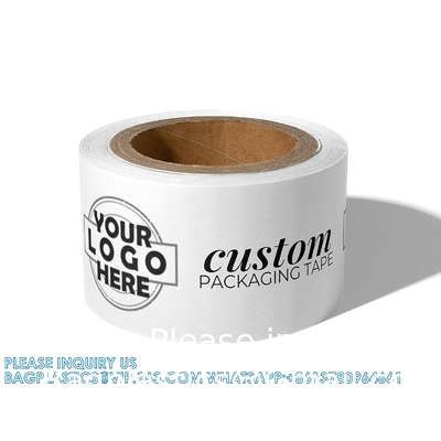 Tape d'emballage de conception personnalisée, votre conception personnalisée, pour les petites entreprises, expédition, étiquetage, emballage, renforcé