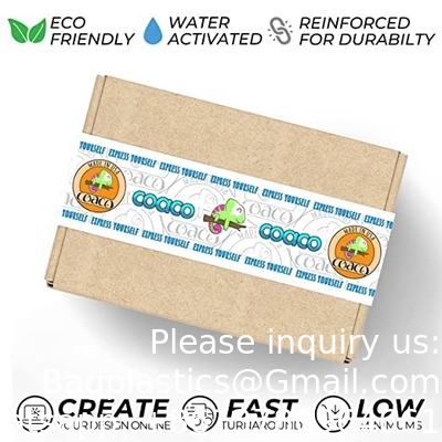 Tape d'emballage de conception personnalisée, votre conception personnalisée, pour les petites entreprises, expédition, étiquetage, emballage, renforcé